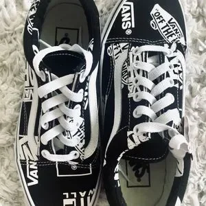 Vans | Shoes | Vans Old Skool Logo Mix Blacktrue White